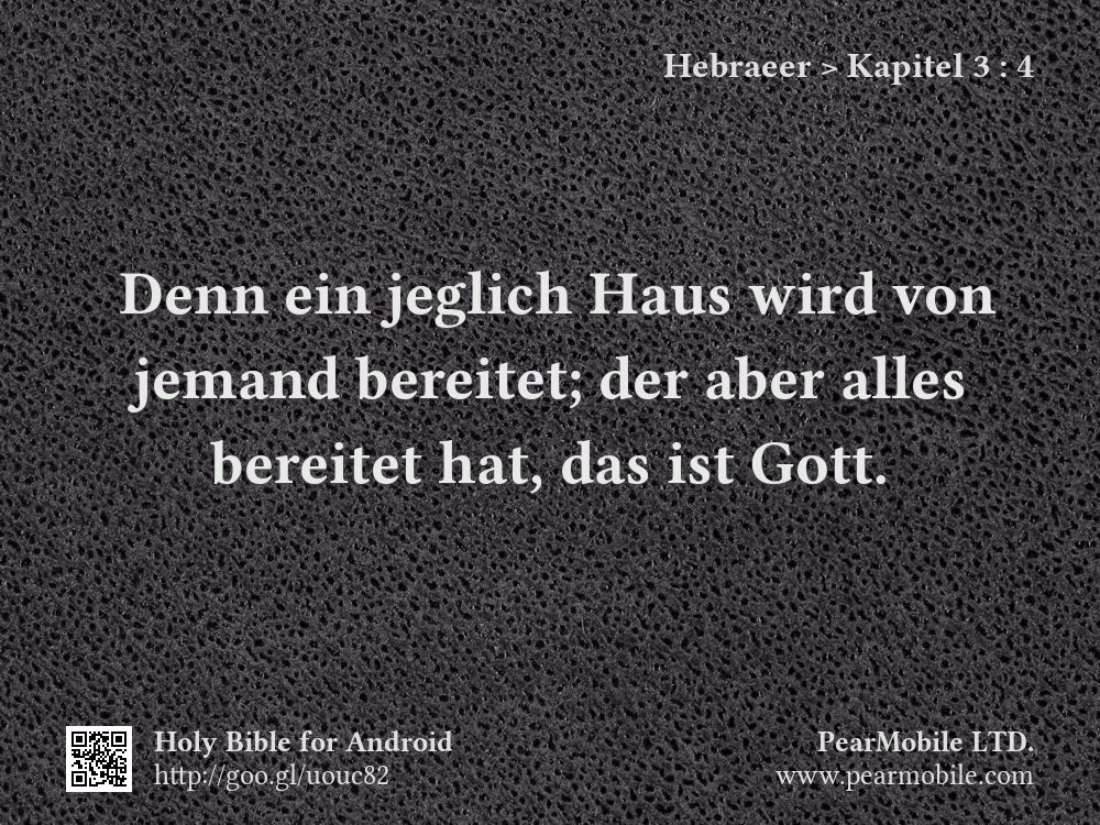 Hebraeer, Kapitel 3:4